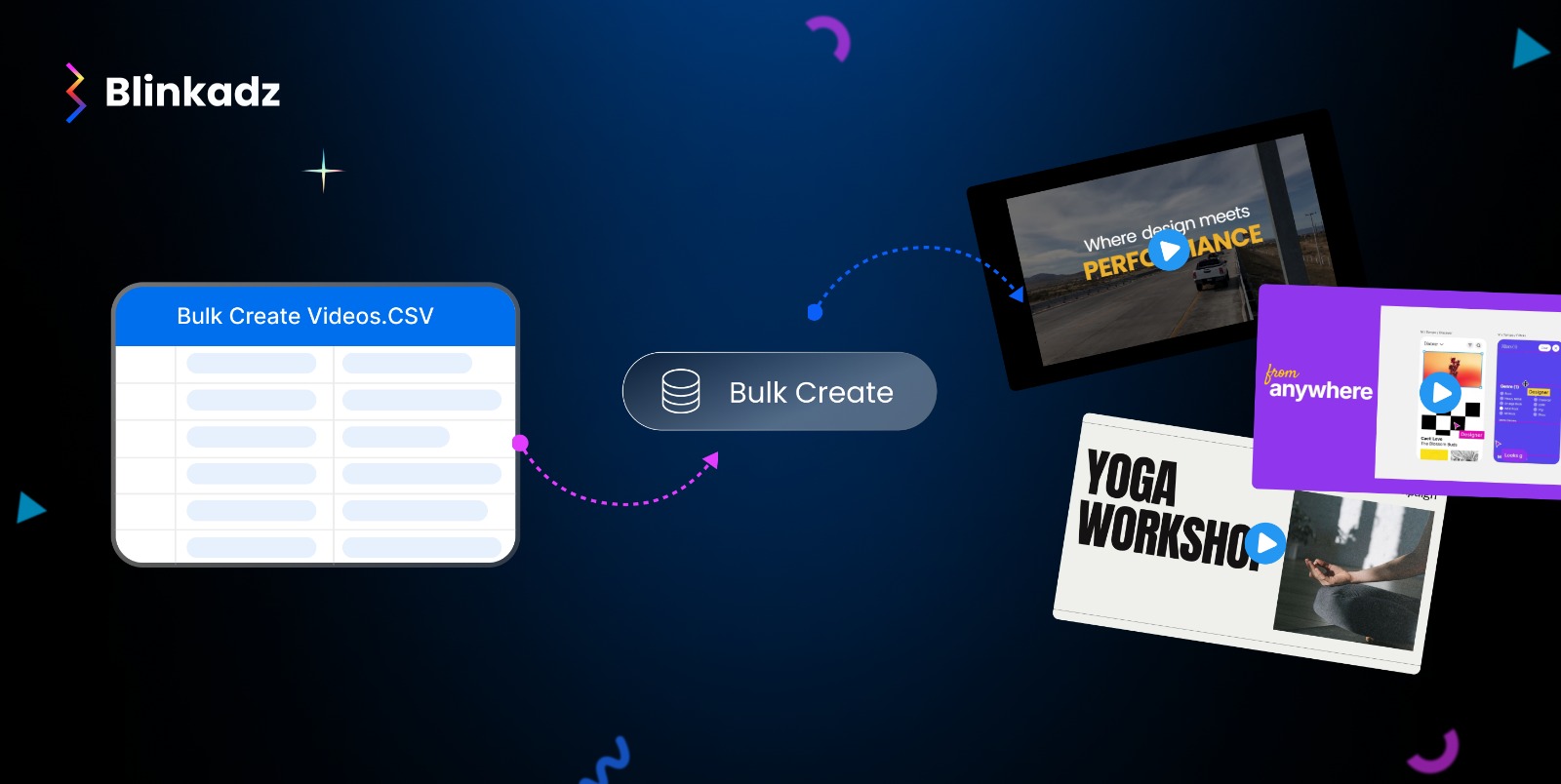 CSV bulk upload interface showing data mapping